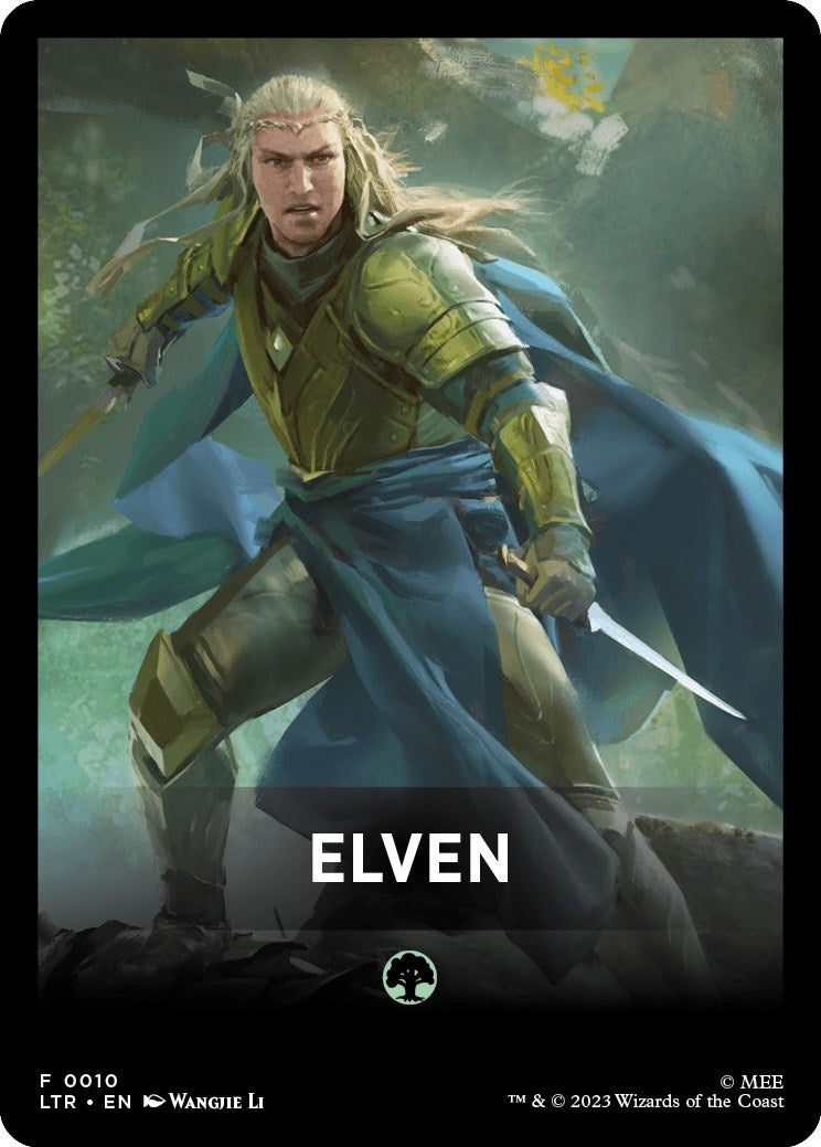 Elven Theme Card (0) [LTR] - MTG Single