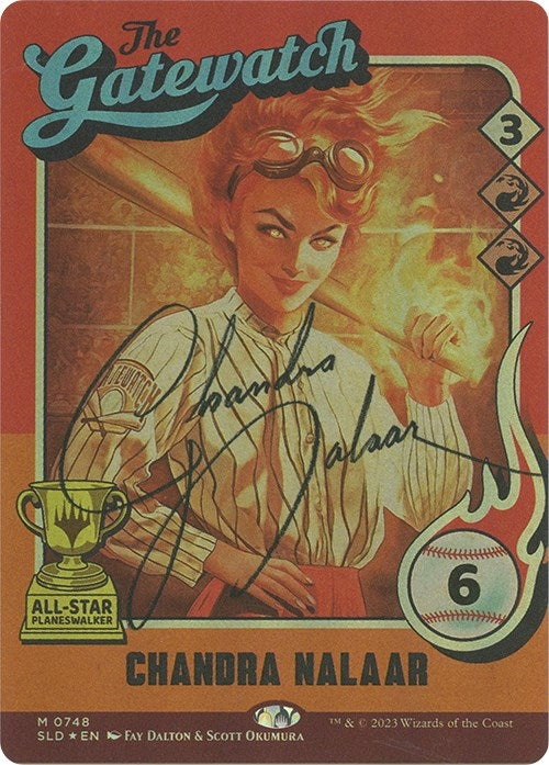 Chandra Nalaar (748) (Autographed) (748) [SLD] - MTG Single