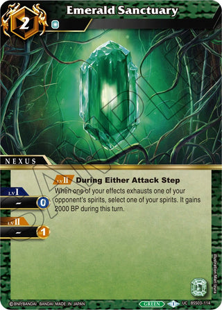 Emerald Sanctuary (3114) [BSS03] - Battle Spirits Saga Single