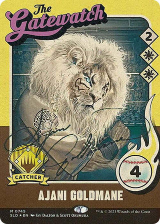 Ajani Goldmane (745) (Autographed) (745) [SLD] - MTG Single