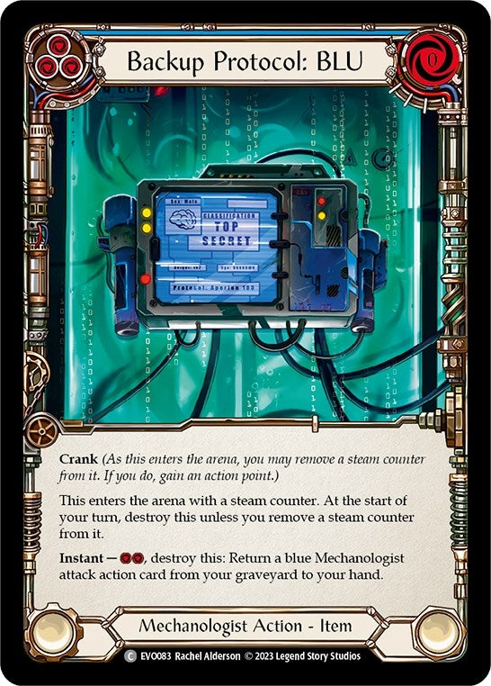 Backup Protocol: BLU (83) [EVO] - Flesh and Blood TCG Single