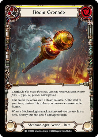 Boom Grenade (Yellow) (85) [EVO] - Flesh and Blood TCG Single