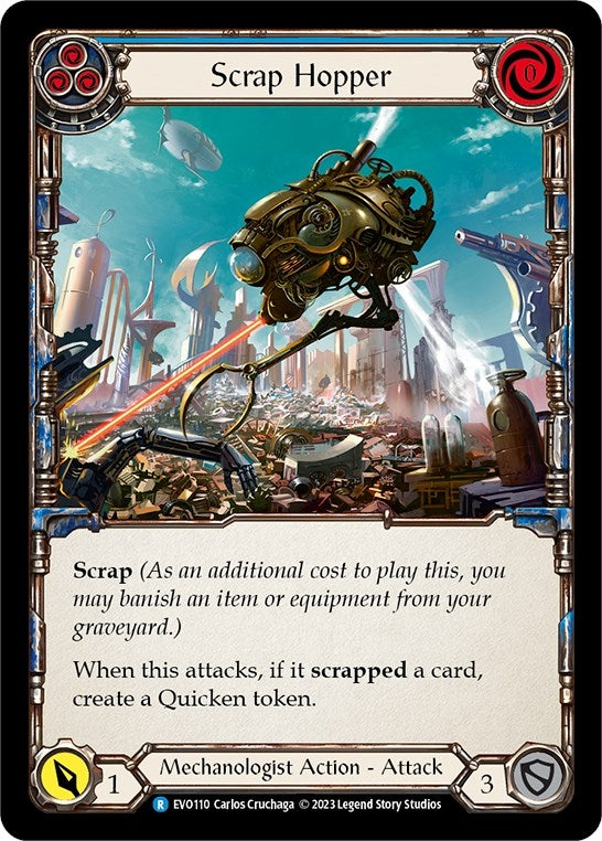 Scrap Hopper (Blue) (110) [EVO] - Flesh and Blood TCG Single