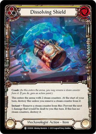 Dissolving Shield (Yellow) (88) [EVO] - Flesh and Blood TCG Single