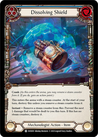 Dissolving Shield (Blue) (89) [EVO] - Flesh and Blood TCG Single