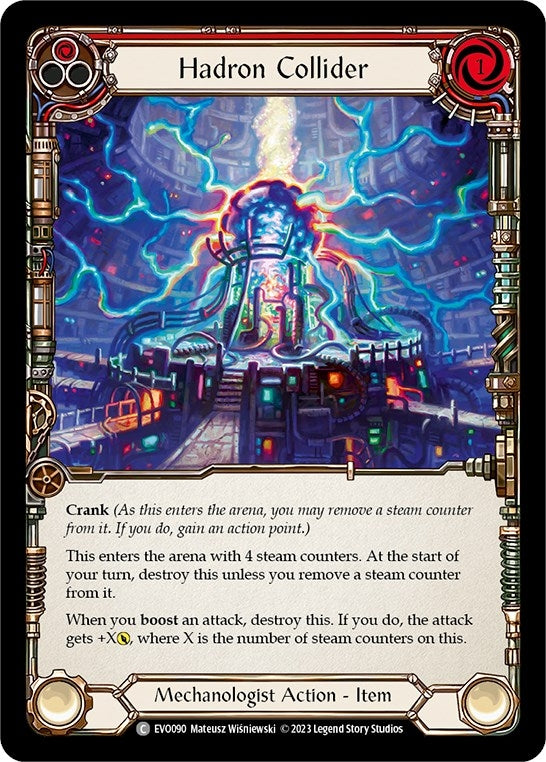 Hadron Collider (Red) (90) [EVO] - Flesh and Blood TCG Single