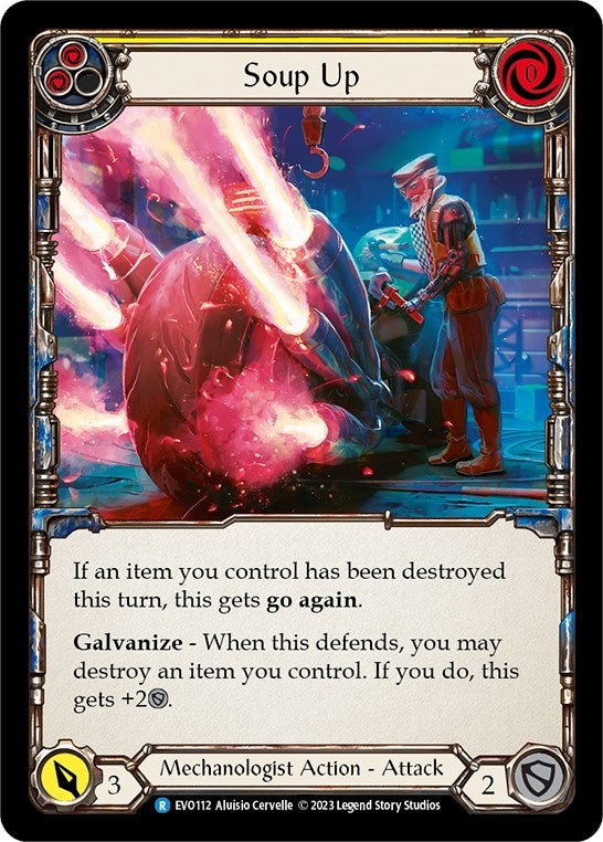 Soup Up (Yellow) (112) [EVO] - Flesh and Blood TCG Single