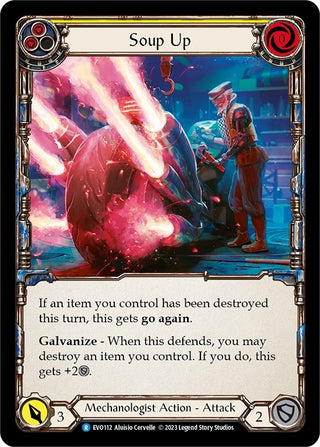 Soup Up (Yellow) (112) [EVO] - Flesh and Blood TCG Single