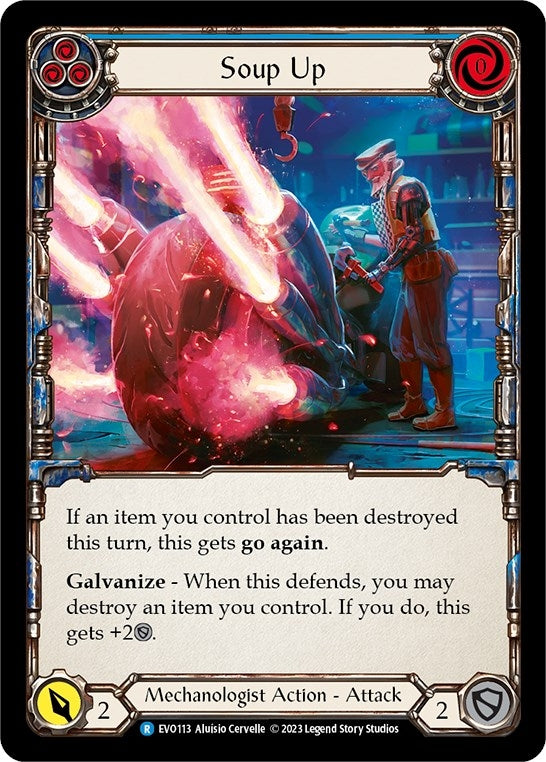 Soup Up (Blue) (113) [EVO] - Flesh and Blood TCG Single