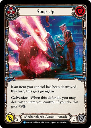 Soup Up (Blue) (113) [EVO] - Flesh and Blood TCG Single