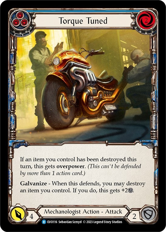 Image for Torque Tuned (Blue) (EVO116) - Flesh and Blood TCG