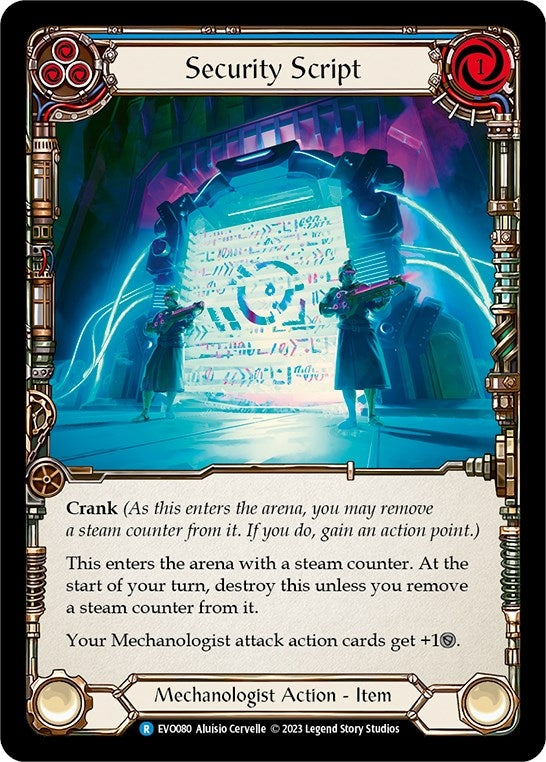 Security Script (80) [EVO] - Flesh and Blood TCG Single