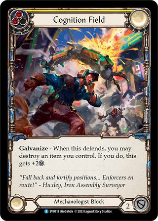 Cognition Field (Yellow) (118) [EVO] - Flesh and Blood TCG Single