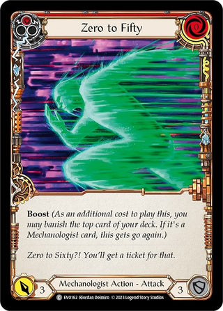 Zero to Fifty (Red) (162) [EVO] - Flesh and Blood TCG Single