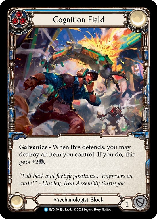 Cognition Field (Blue) (119) [EVO] - Flesh and Blood TCG Single