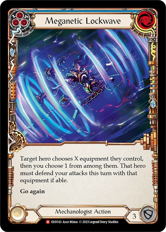 Meganetic Lockwave (143) [EVO] - Flesh and Blood TCG Single