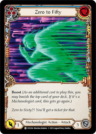 Zero to Fifty (Blue) (164) [EVO] - Flesh and Blood TCG Single