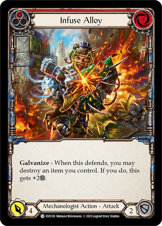 Infuse Alloy (Red) (120) [EVO] - Flesh and Blood TCG Single