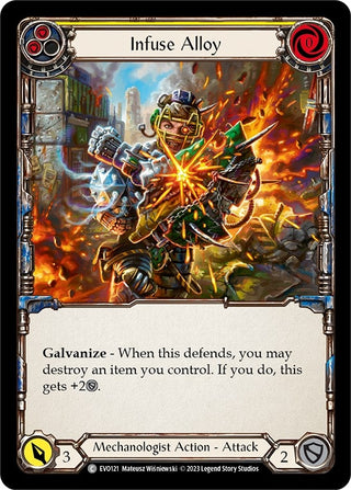Infuse Alloy (Yellow) (121) [EVO] - Flesh and Blood TCG Single