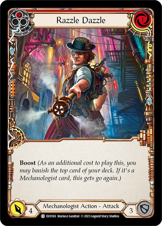 Razzle Dazzle (Red) (165) [EVO] - Flesh and Blood TCG Single