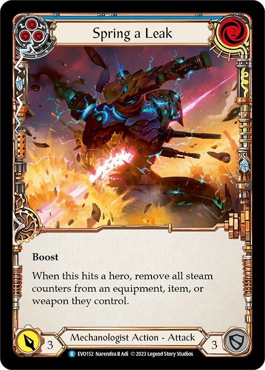 Spring a Leak (Blue) (152) [EVO] - Flesh and Blood TCG Single