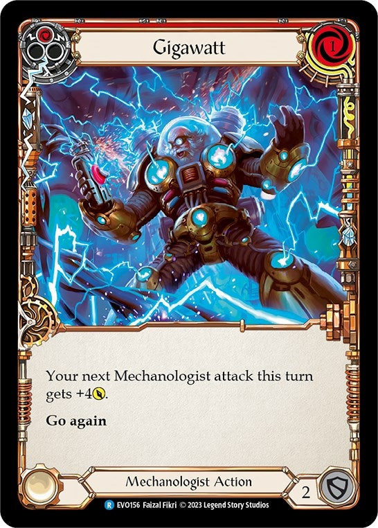 Gigawatt (Red) (156) [EVO] - Flesh and Blood TCG Single