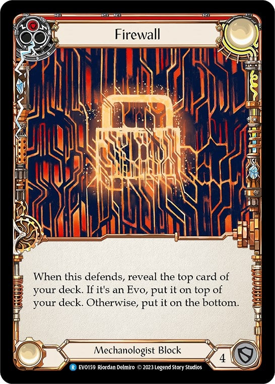 Firewall (Red) (159) [EVO] - Flesh and Blood TCG Single