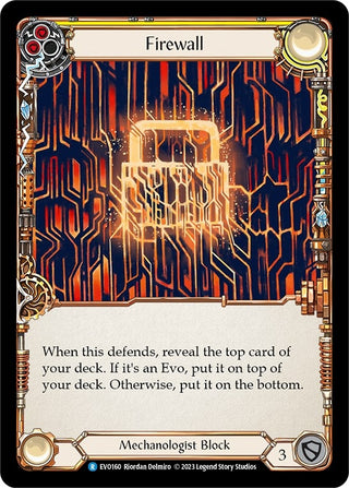 Firewall (Yellow) (160) [EVO] - Flesh and Blood TCG Single