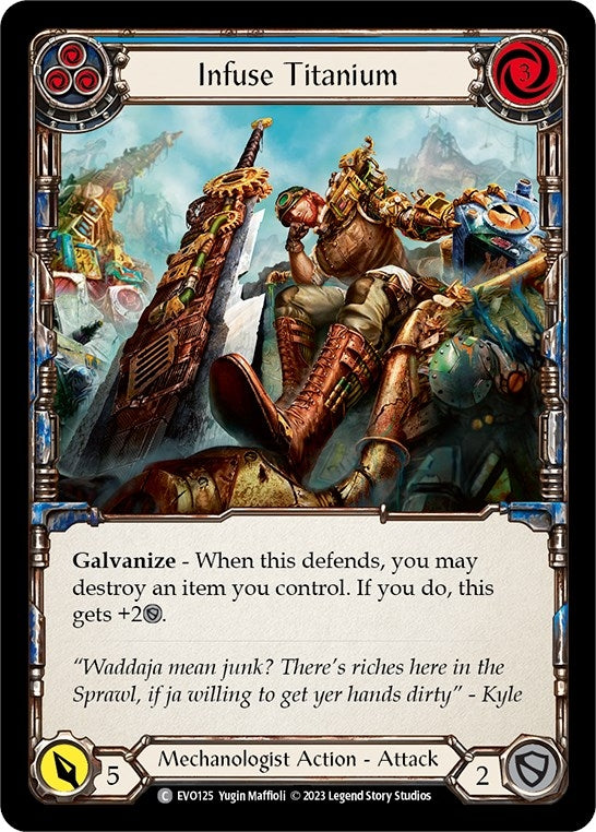 Infuse Titanium (Blue) (125) [EVO] - Flesh and Blood TCG Single