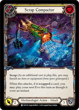 Scrap Compactor (Yellow) (130) [EVO] - Flesh and Blood TCG Single