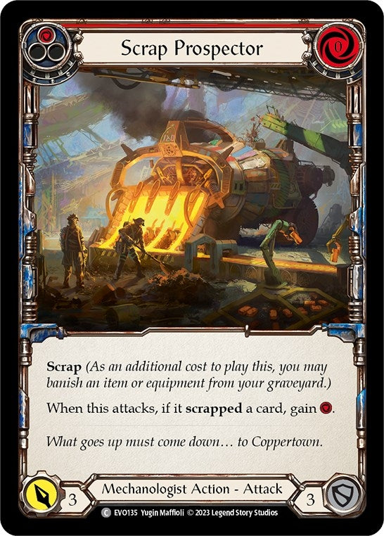 Scrap Prospector (Red) (135) [EVO] - Flesh and Blood TCG Single