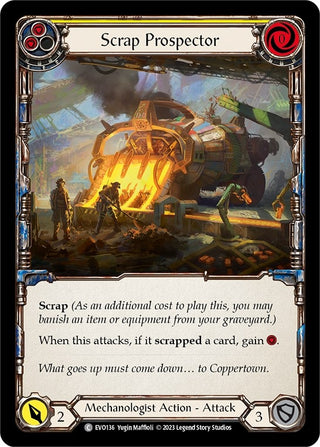 Scrap Prospector (Yellow) (136) [EVO] - Flesh and Blood TCG Single