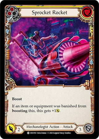 Sprocket Rocket (Yellow) (193) [EVO] - Flesh and Blood TCG Single