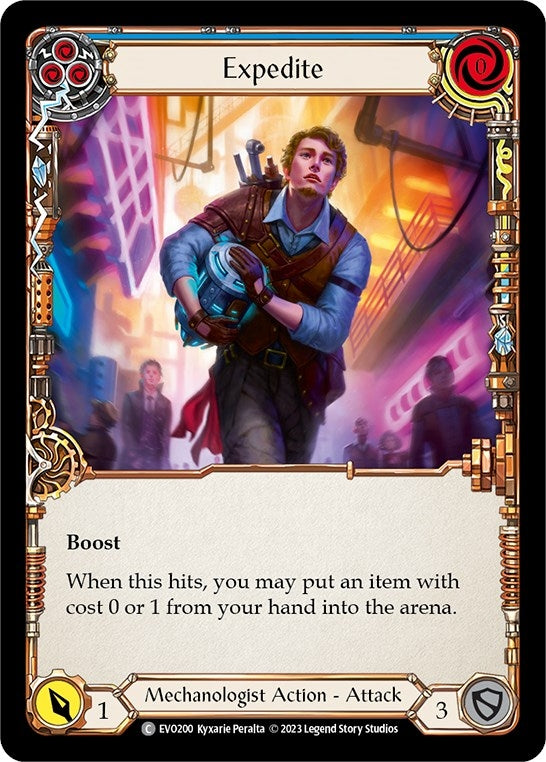Expedite (Blue) (200) [EVO] - Flesh and Blood TCG Single