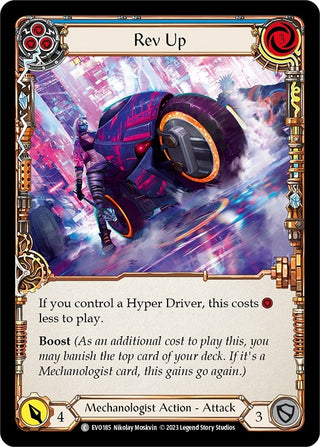 Rev Up (Blue) (185) [EVO] - Flesh and Blood TCG Single