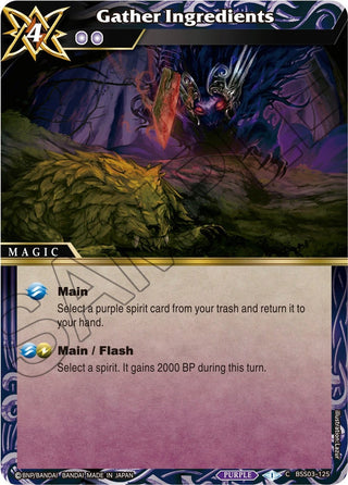 Gather Ingredients (3125) [BSS03] - Battle Spirits Saga Single
