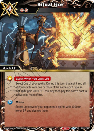 Ritual Fire (3120) [BSS03] - Battle Spirits Saga Single