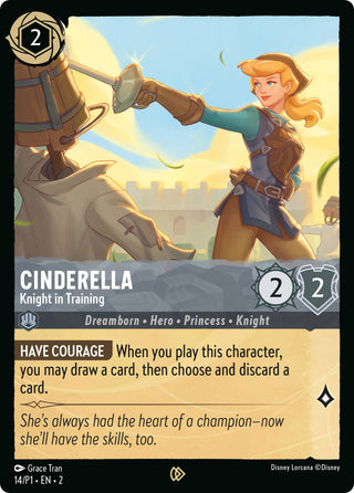 Cinderella - Knight in Training (14) (DLPC) - Disney Lorcana Single