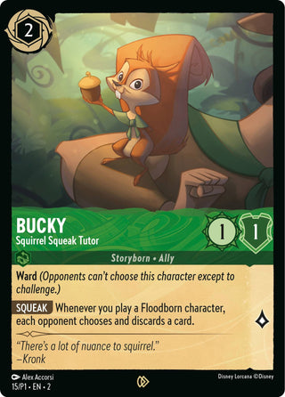 Bucky - Squirrel Squeak Tutor (15) (DLPC) - Disney Lorcana Single