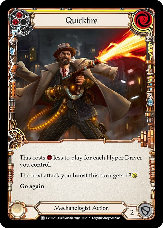 Quickfire (Yellow) (226) [EVO] - Flesh and Blood TCG Single