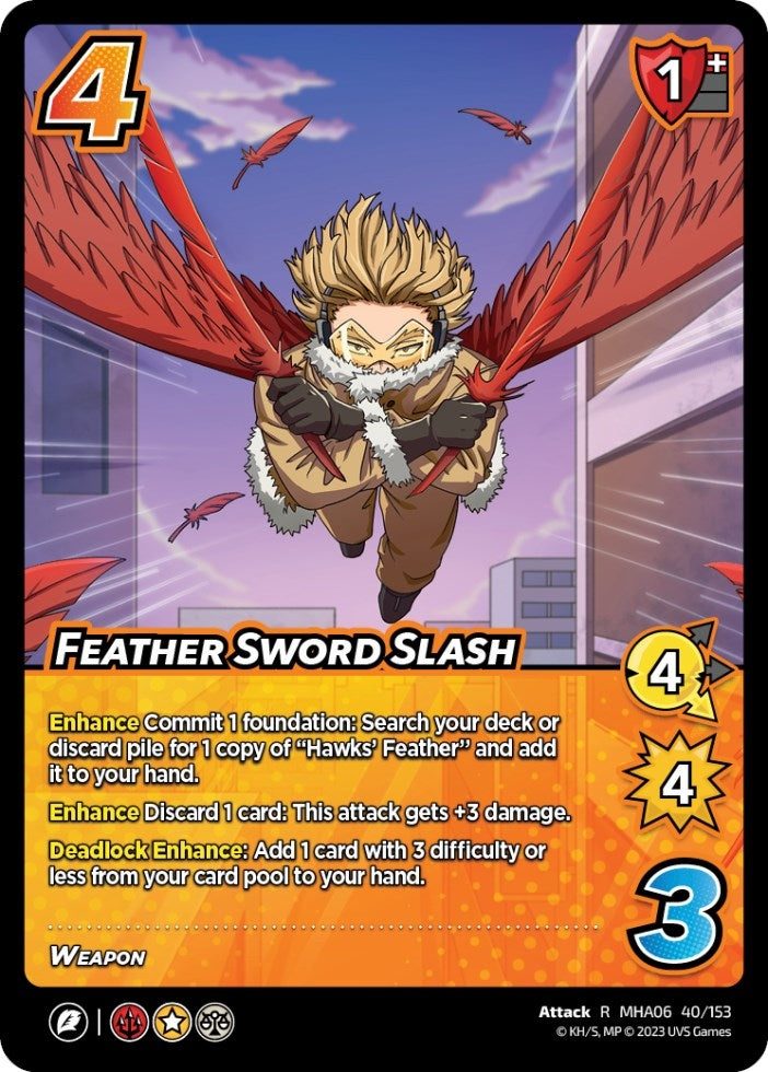 Feather Sword Slash (40) [MHA6] - UniVersus Single