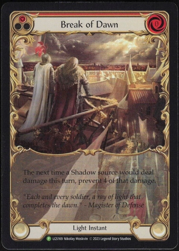 Break of Dawn (Red) - LGS169 (169) [PR] - Flesh and Blood TCG Single