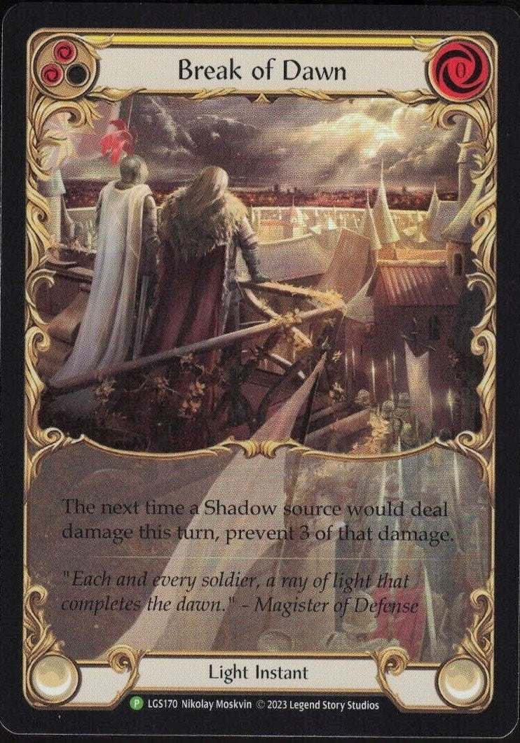 Break of Dawn (Yellow) - LGS170 (170) [PR] - Flesh and Blood TCG Single