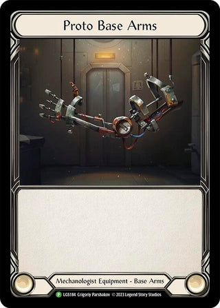 Proto Base Arms - LGS184 (0) [PR] - Flesh and Blood TCG Single