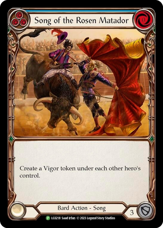Song of the Rosen Matador - LGS218 (218) [PR] - Flesh and Blood TCG Single