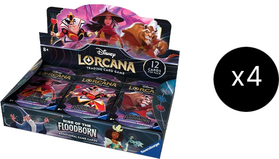 Disney Lorcana: Rise of the Floodborn Booster Box Case (2) - Disney Lorcana Sealed