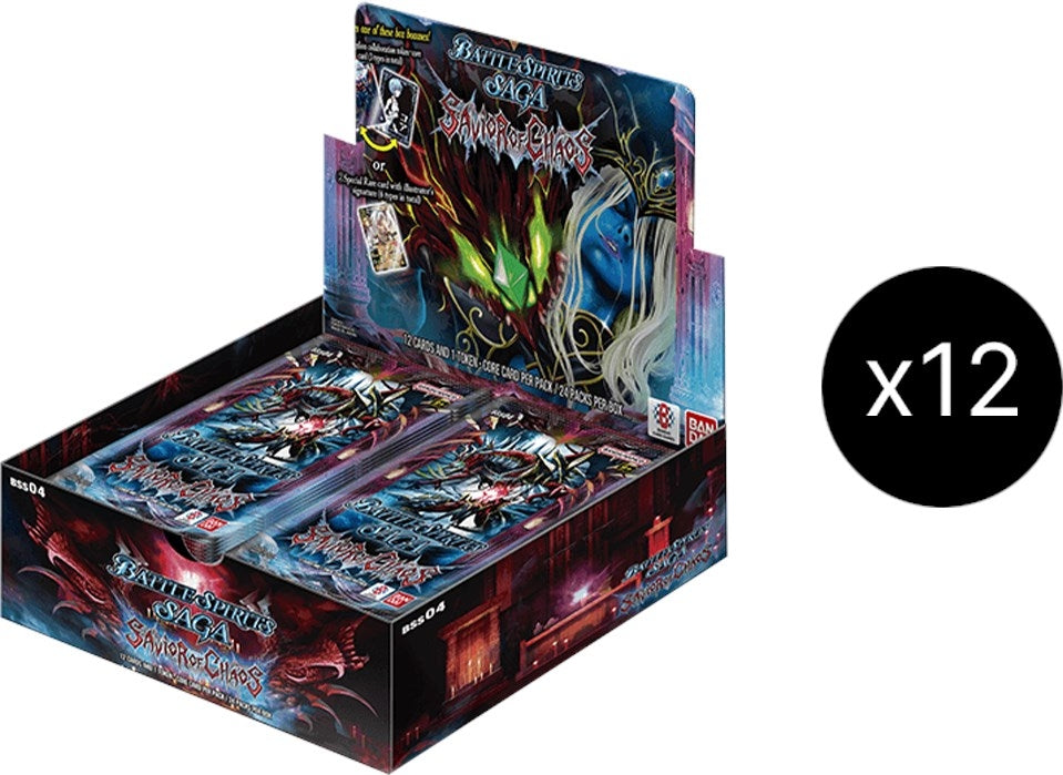 Savior of Chaos Booster Box Case [BSS04] - Battle Spirits Saga Sealed