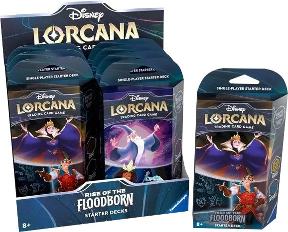 Disney Lorcana: Rise of the Floodborn Starter Deck Display (2) - Disney Lorcana Sealed