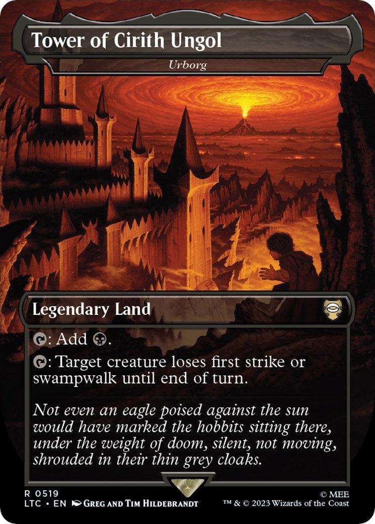 Tower of Cirith Ungol - Urborg (Borderless) (519) [LTC] - MTG Single