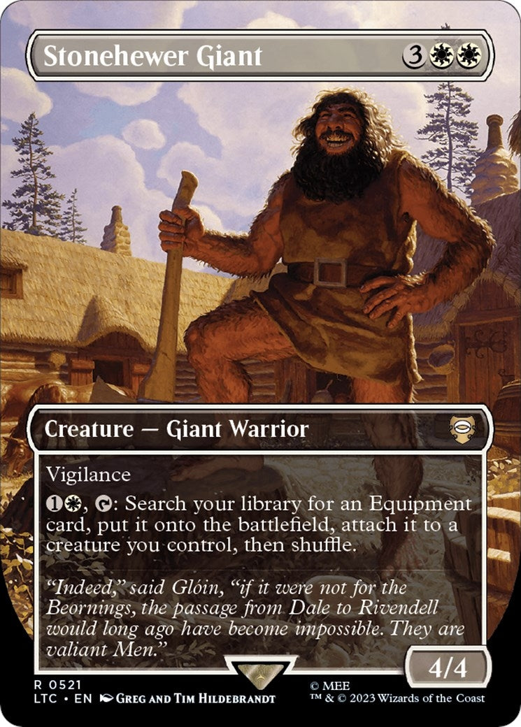 Stonehewer Giant (Borderless) (521) [LTC] - MTG Single